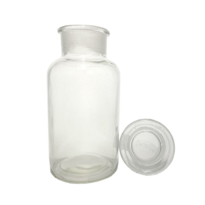 FRASCO PARA REACTIVOS CUELLO ANCHO CON TAPÓN ESMERILADO