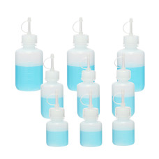 Kit frascos cuentagotas y embudo LDPE