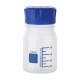 Frasco PP graduado cuello ancho con tapón GL 45 autoclavable
