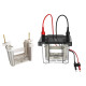 Sistema de Electroforesis Vertical Volt V80 doble gel 8,3 x 7,3 cm platino 99,99%