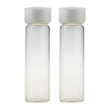 Kit de viales prelimpiados EPA/TOC 40 ml borosilicato con tapón PP 24-414 y septa PTFE/silicona