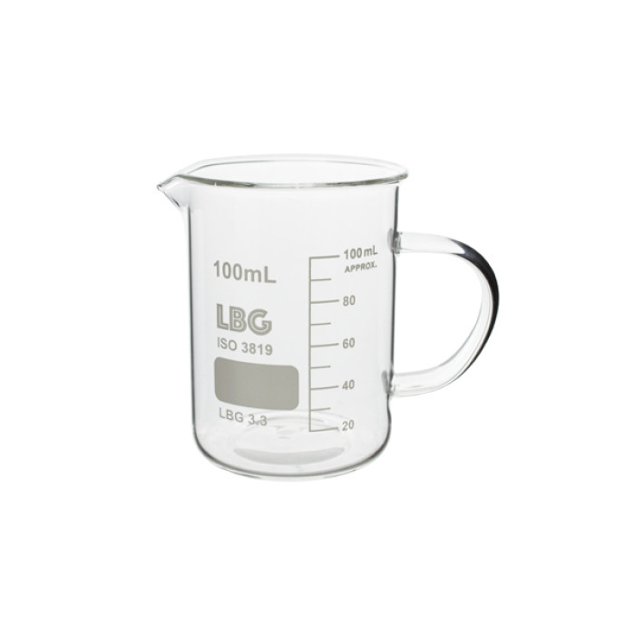 Vaso de precipitados forma baja con asa borosilicato LBG 3.3