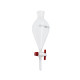 Embudo de decantación piriforme con llave de PTFE borosilicato 3.3 Glassco