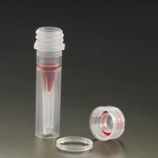 Microtubo a rosca 1,5 ml con tapón precinto y faldón polipropileno autoclavable