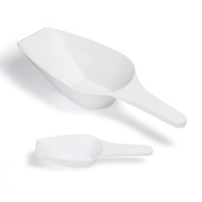 Cucharas de medida para sólidos polipropileno blanco 10-1000 ml autoclavables