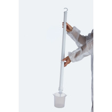 Colector con mango largo para toma de muestras en profundidad vaso PP mango PE