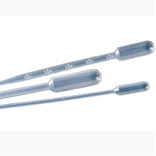 Pipeta Pasteur extra larga 300 mm graduada polietileno transparente