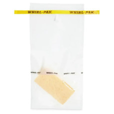 Bolsa con esponja hidratada con medio