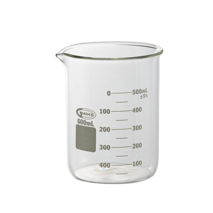 Vaso de precipitados forma baja uso intensivo doble escala borosilicato 3.3 GLASSCO