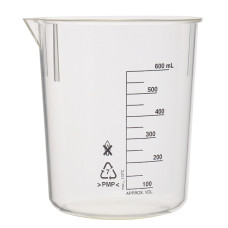 Vaso de precipitados forma baja PMP/TPX® autoclavable ISO 7056
