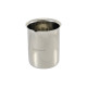 Vaso de precipitados de acero inoxidable con pico y borde
