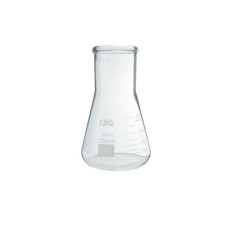 Matraz Erlenmeyer cuello ancho con reborde borosilicato 3.3 DIN 12385