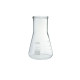 Matraz Erlenmeyer cuello ancho con reborde borosilicato 3.3 DIN 12385