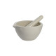 Mortero de porcelana con mano Premium Line interior pulido