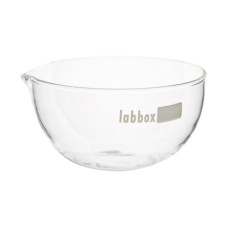 Cápsula de evaporación fondo plano con pico borosilicato LBG 3.3
