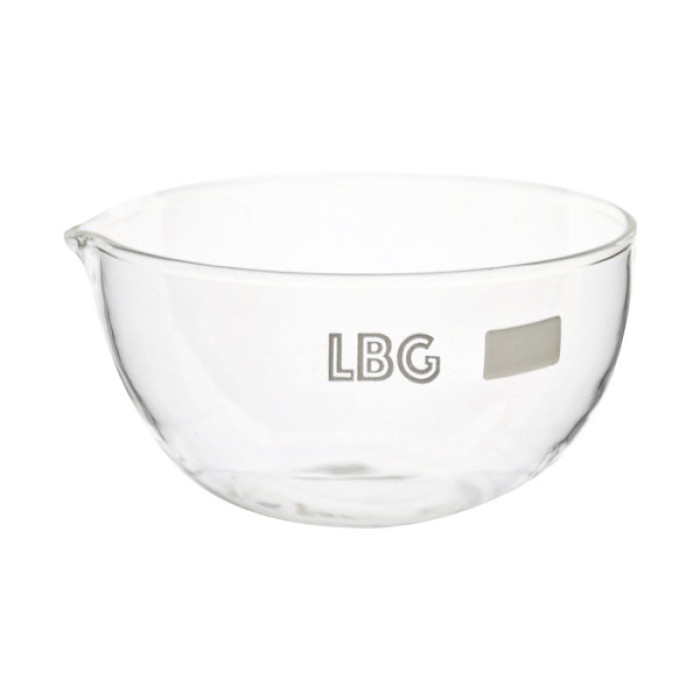 Cápsula de evaporación fondo plano con pico borosilicato LBG 3.3