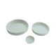 Cápsula de evaporación de porcelana fondo plano Premium Line 1150 °C interior esmaltado