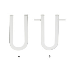 Tubo secador en U borosilicato 3.3