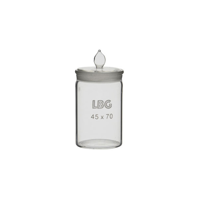 Pesafiltro forma alta con tapa esmerilada borosilicato 3.3