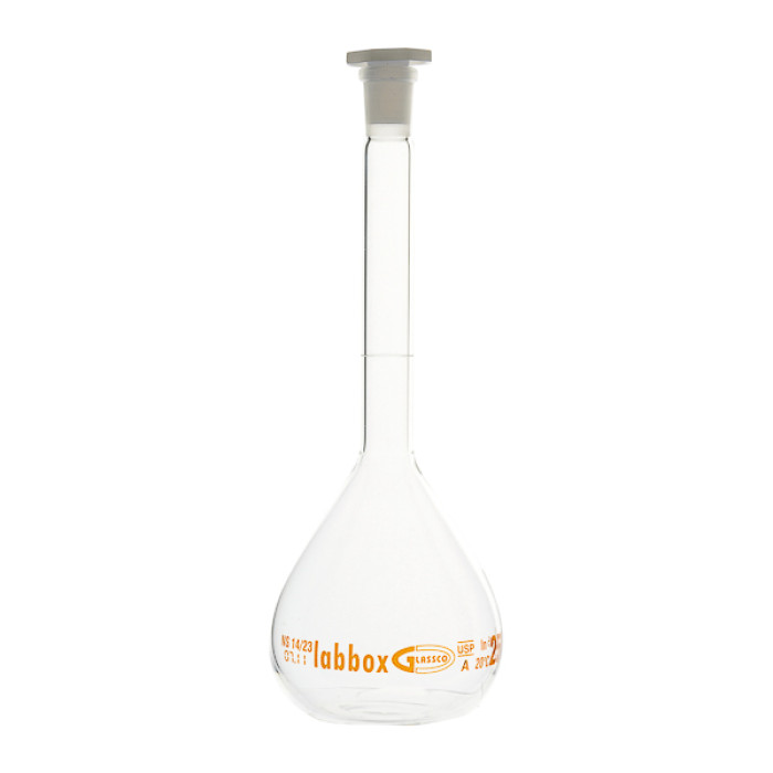 Matraz aforado clase A USP certificado individual borosilicato 3.3 GLASSCO
