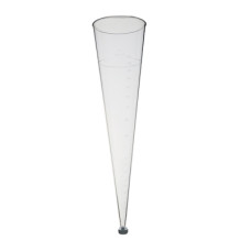 Cono Imhoff 1000 ml para sedimentación vidrio borosilicato o plástico SAN con graduación