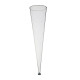 Cono Imhoff 1000 ml para sedimentación vidrio borosilicato o plástico SAN con graduación