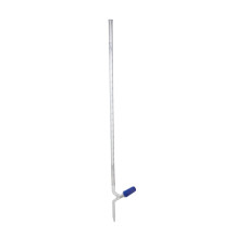 Bureta con llave de aguja PTFE clase AS borosilicato 3.3 GLASSCO