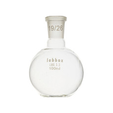 Matraz esférico fondo plano boca esmerilada borosilicato 3.3