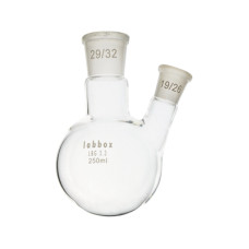 Matraz esférico borosilicato 2 bocas esmeriladas