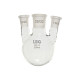 Matraz esférico 3 bocas paralelas esmeriladas borosilicato 3.3