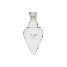 Matraz forma corazón boca esmerilada borosilicato 3.3
