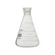 Matraz Erlenmeyer boca esmerilada borosilicato 3.3