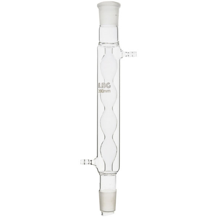 Refrigerante de bolas Allihn vidrio borosilicato 3.3 conector Øint. 8 mm