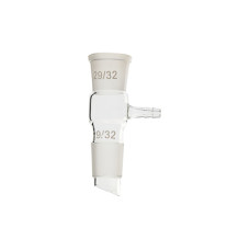 Adaptador para succión borosilicato 3.3 conector tubo Øint. 6 mm