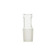 Tapón hueco esmerilado recto borosilicato 3.3