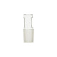 Tapón hueco esmerilado recto borosilicato 3.3