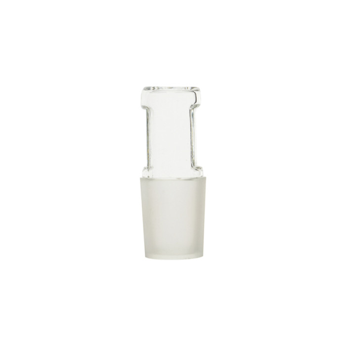 Tapón hueco esmerilado recto borosilicato 3.3