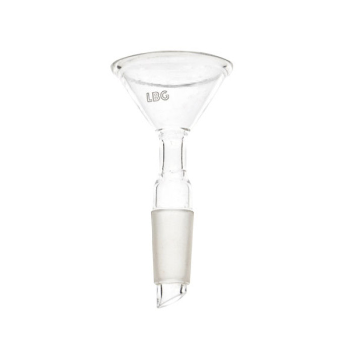 Embudo esmerilado vidrio borosilicato LBG 3.3