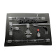 Equipo para destilación fraccionada con columna Vigreux NS 29/32 borosilicato 3.3