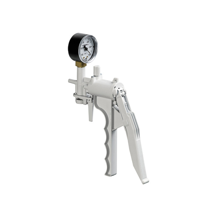 Bomba de vacío manual poliestireno alto impacto hasta 625 mm Hg