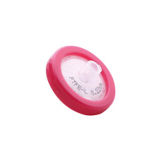 Filtros de jeringa PTFE hidrofóbico no estériles membrana 0,45 µm cuerpo PP conexión FLL/MLS
