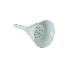 Embudo Büchner tipo Hirsch porcelana esmaltada placa fija perforada autoclavable