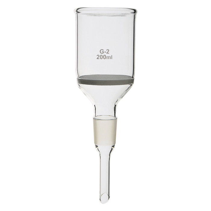 Embudo Büchner esmerilado con placa filtrante borosilicato 3.3