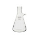 Matraz Kitasato forma Erlenmeyer borosilicato 3.3