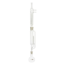Equipo Soxhlet completo 500 ml borosilicato — refrigerante, extractor y matraz 1000 ml