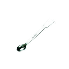 Espátula cuchara plana acero inoxidable laboratorio