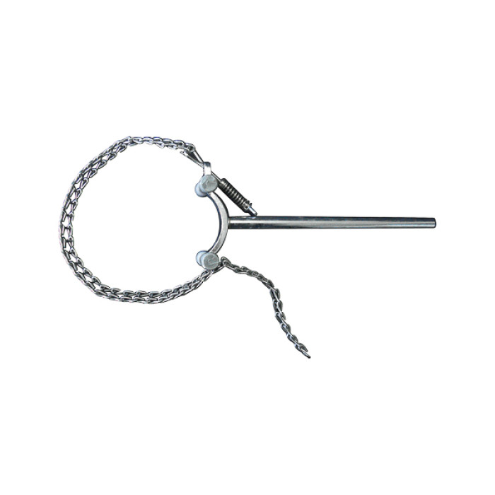 Pinza de cadena para vasos y recipientes de gran diámetro acero inoxidable