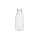 Frasco de laboratorio PET transparente boca ancha rosca PP28