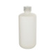 Frasco HDPE cuello estrecho con tapón PP resina virgen grado médico