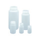 Frasco HDPE cuello ancho con tapón de rosca PP resina virgen grado médico